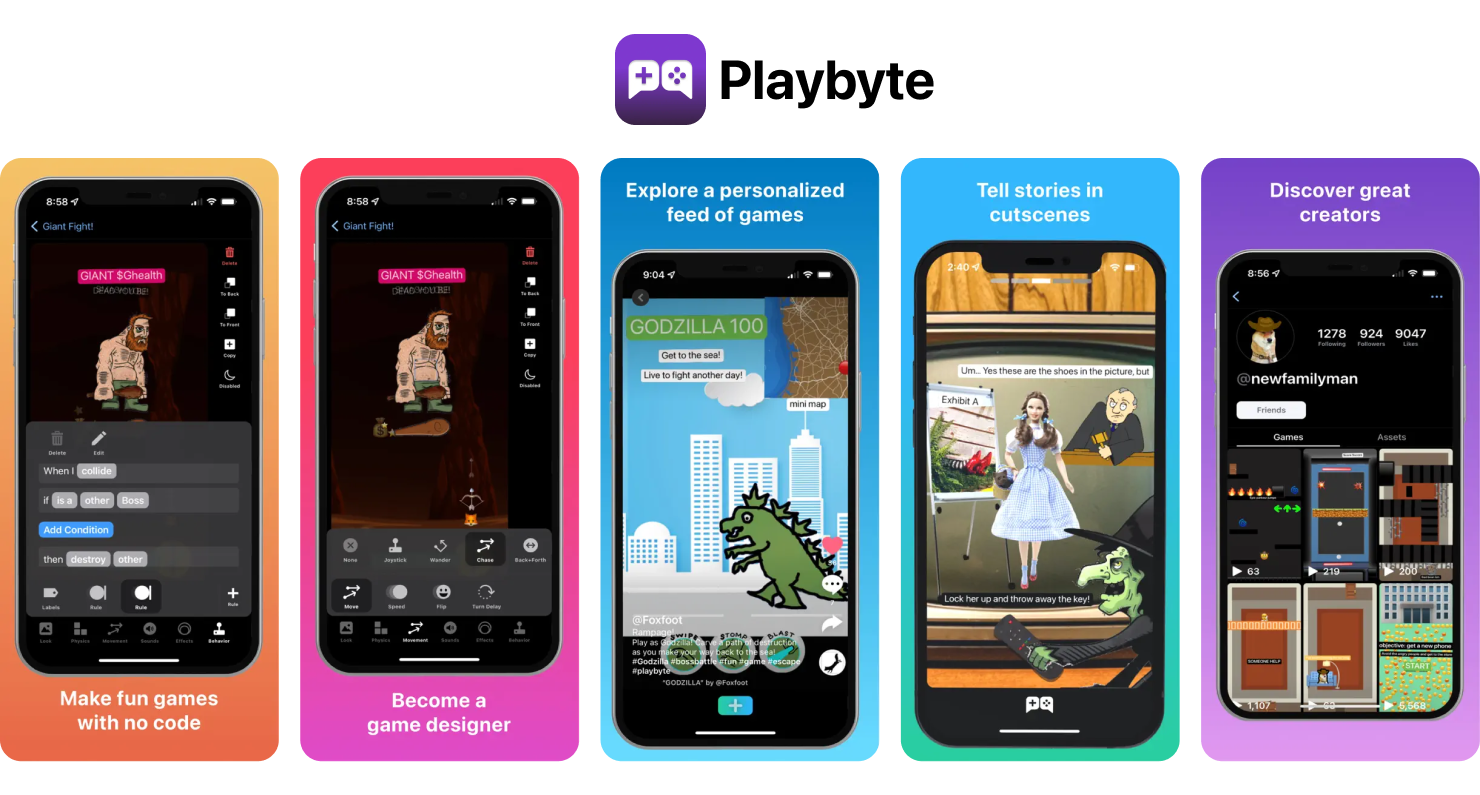 Playbyte App Screenshots